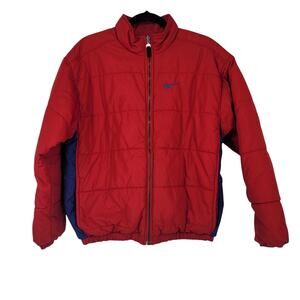 Nike Blue Red Full Zip Pocket Red and Blue Reversible Jacket Size XL